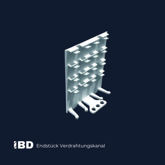 Endstück Verdrahtungskanal 40x40-80x100