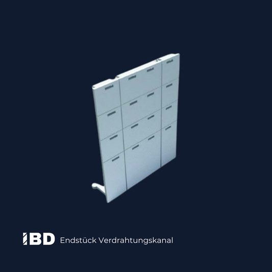 Endstück Verdrahtungskanal 40x40-80x100